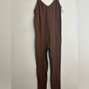 Brown jumpsuit